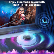 Projector with 5G WiFi, 4K Support & Zoom Feature | Sound23