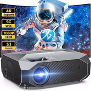 Projector with 5G WiFi, 4K Support & Zoom Feature | Sound23