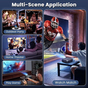 Projector with 5G WiFi, 4K Support & Zoom Feature | Sound23