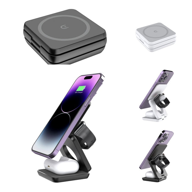 Folding Three-in-one Wireless Charger Portable Magnetic | Sound23