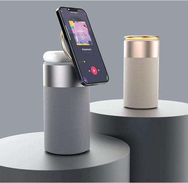 Multi-Function iPhone & AirPods Wireless Charger Bluetooth Speaker | Sound23
