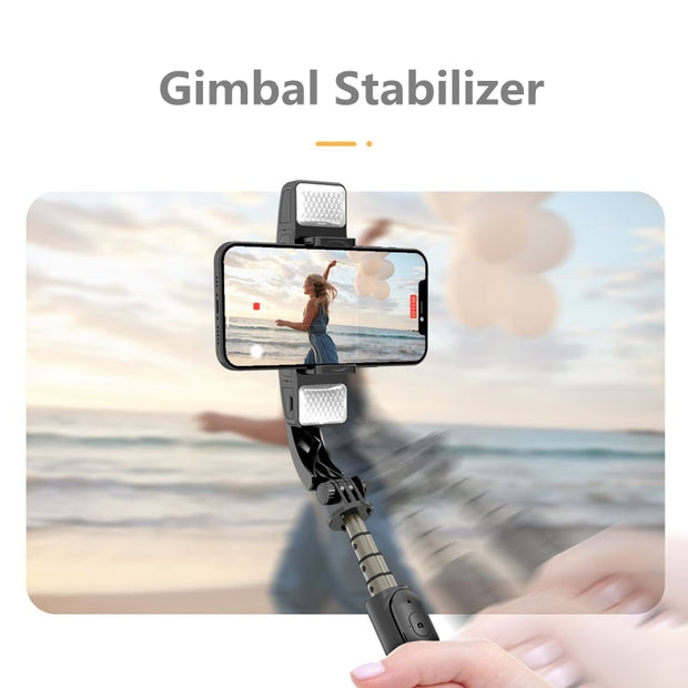 COOL DIER Selfie Stick with Led Fill Light for smart phone