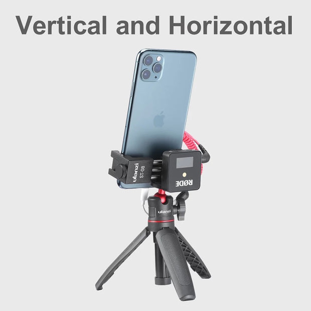 Buy High Quality Ulanzi Metal Phone Holder Clip with Wireless Mic Holder - Sound21