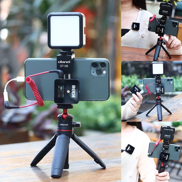 Buy High Quality Ulanzi Metal Phone Holder Clip with Wireless Mic Holder - Sound21