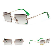 Buy High Quality Rectangle Rimless Sunglasses for Women - Sound21
