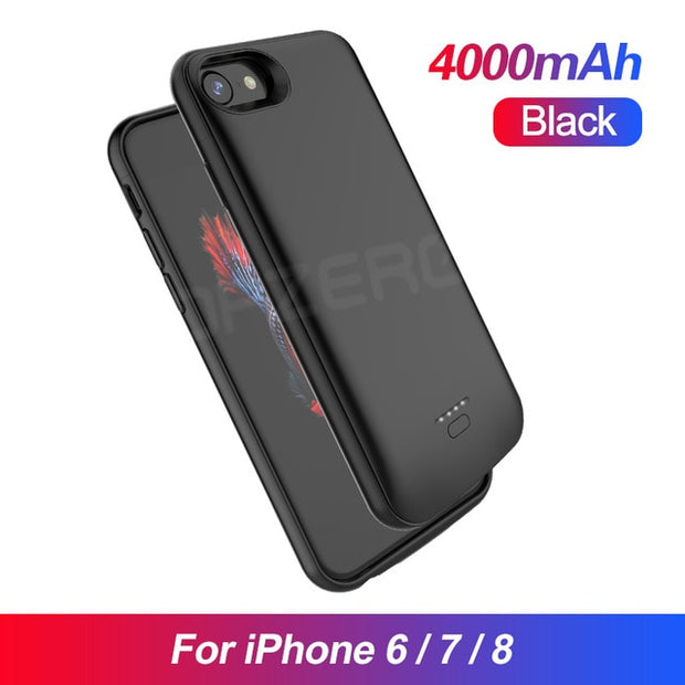 Buy High Quality Phone Battery Charger Case For iPhone X XS Max 11 Pro Ultra Thin 5000mAh Battery Charging Case Power Bank For iPhone 6 7 8 Plus - Sound21