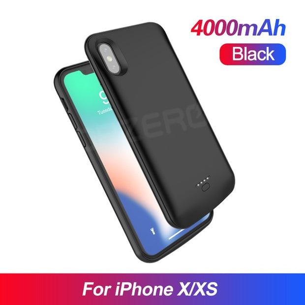 Buy High Quality Phone Battery Charger Case For iPhone X XS Max 11 Pro Ultra Thin 5000mAh Battery Charging Case Power Bank For iPhone 6 7 8 Plus - Sound21