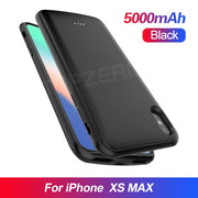Buy High Quality Phone Battery Charger Case For iPhone X XS Max 11 Pro Ultra Thin 5000mAh Battery Charging Case Power Bank For iPhone 6 7 8 Plus - Sound21