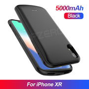 Buy High Quality Phone Battery Charger Case For iPhone X XS Max 11 Pro Ultra Thin 5000mAh Battery Charging Case Power Bank For iPhone 6 7 8 Plus - Sound21