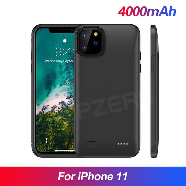 Buy High Quality Phone Battery Charger Case For iPhone X XS Max 11 Pro Ultra Thin 5000mAh Battery Charging Case Power Bank For iPhone 6 7 8 Plus - Sound21