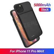 Buy High Quality Phone Battery Charger Case For iPhone X XS Max 11 Pro Ultra Thin 5000mAh Battery Charging Case Power Bank For iPhone 6 7 8 Plus - Sound21